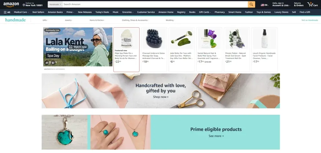 Amazon Handmade – Turn Creativity into Income